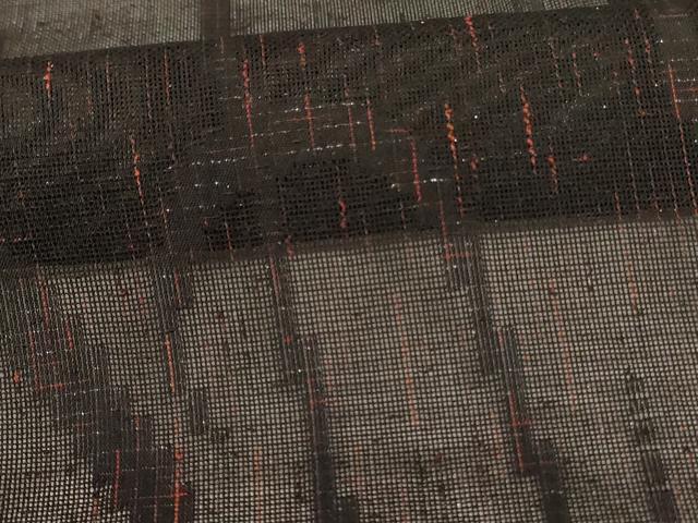 平和屋着物＊夏物 小紋 紗 流水文 正絹 逸品 AABA6552jd