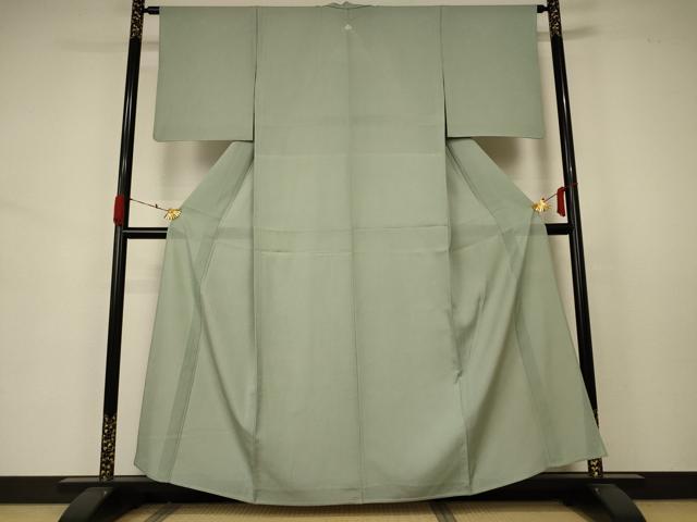 平和屋着物＊夏物 江戸小紋 絽 鮫小紋柄 正絹 逸品 AABA6566jd