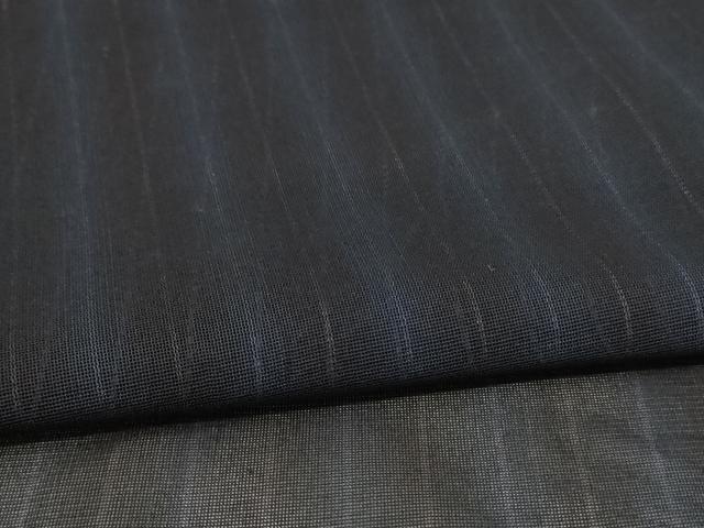 平和屋着物＊夏物 小紋 紗 縞 正絹 逸品 AABA6594jd