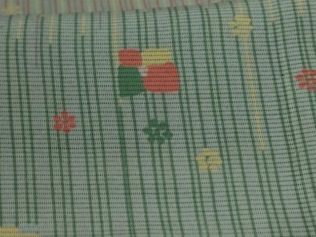 平和屋着物＊夏物 小紋 絽 舞花文 正絹 逸品 AABA6609jd 平和屋着物