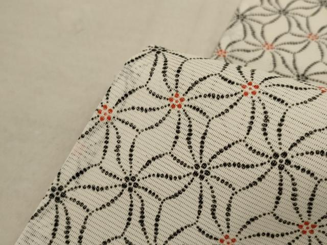 平和屋着物＊夏物　小紋　絽　麻の葉文様　洗える着物　AABA6628jd 平和屋着物＊夏物 小紋 絽 麻の葉文様 洗える着物 AABA6628jdの通販は