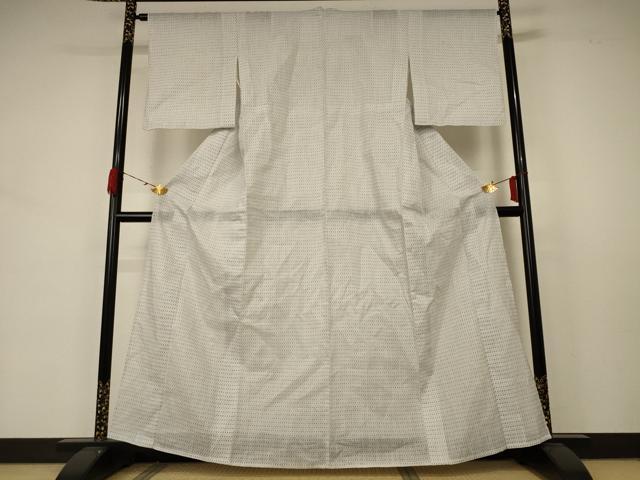平和屋着物＊夏物 小紋 紗 絣柄 AABA6634jd