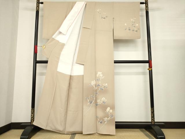 平和屋着物○本加賀友禅作家 沢飯芳雄 訪問着 草花文 正絹