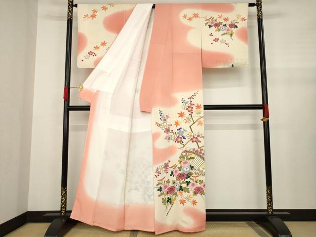 平和屋着物○本加賀友禅作家 能川光陽 訪問着 作家物 番傘