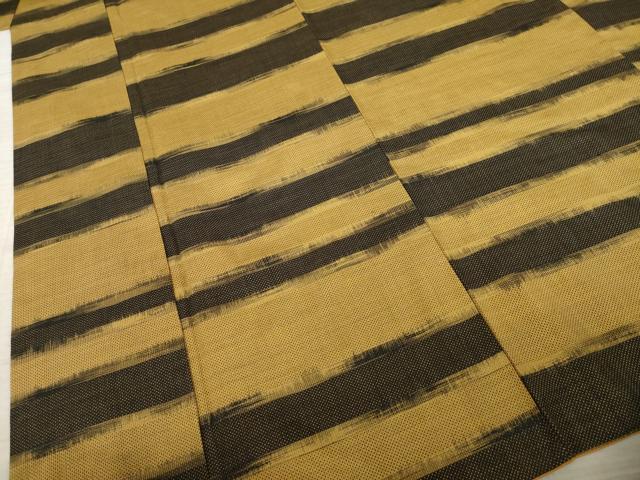 平和屋着物●本場大島紬　一元絣　横段文　正絹　逸品　AABA6710ck 平和屋着物○本場大島紬 一元絣 横段文 正絹 逸品 AABA6710ck - www