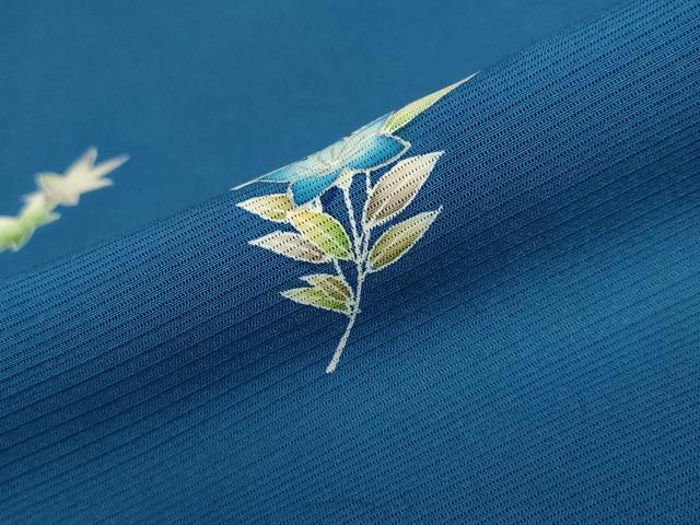 平和屋着物＊夏物 訪問着 絽 草花文 正絹 逸品 AABA6822st 付け下げ