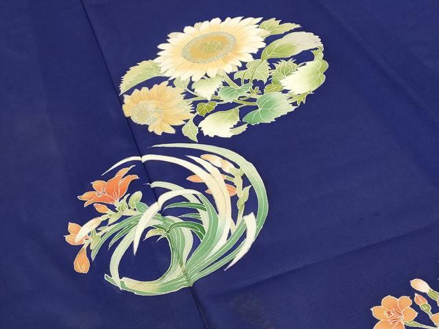 平和屋着物＊夏物　訪問着　絽　花丸文　正絹　逸品　AABA6823st_3