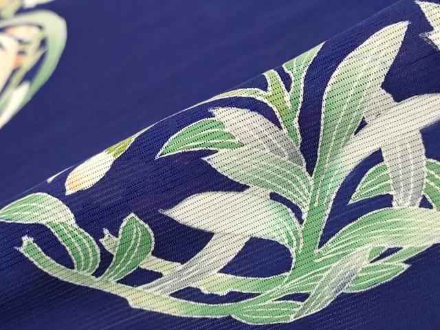 平和屋着物＊夏物　訪問着　絽　花丸文　正絹　逸品　AABA6823st_4