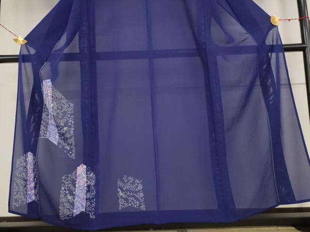 平和屋着物＊夏物　訪問着　絽　草花文　正絹　逸品　AABA6834st