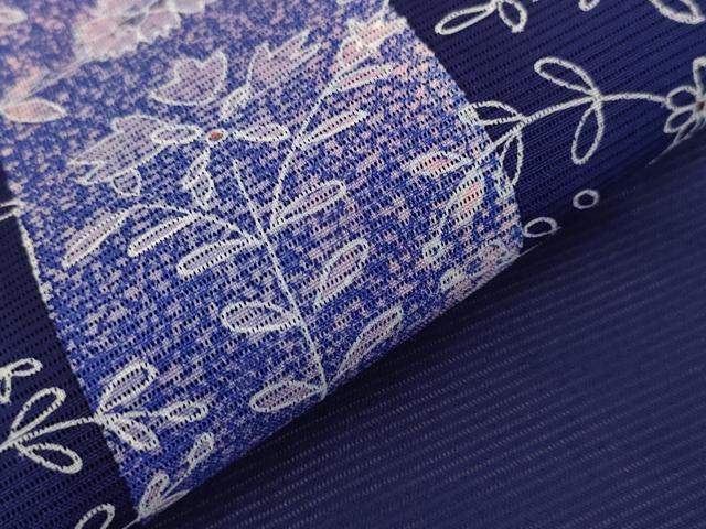 平和屋着物＊夏物　訪問着　絽　草花文　正絹　逸品　AABA6834st