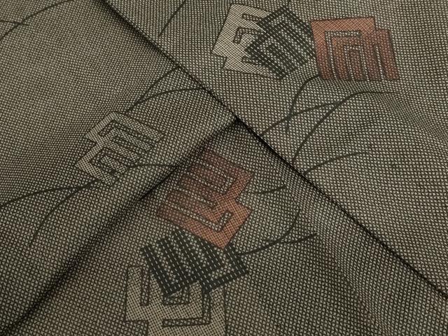 平和屋着物＊夏物　小紋　紗　源氏香　洗える着物　AABA6851st