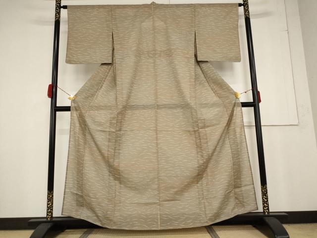 平和屋着物＊夏物　小紋　絽　芝文　伊勢丹扱い　正絹　逸品　未使用　AABA6853st 平和屋着物＊夏物 小紋 絽 芝文 伊勢丹扱い 正絹 逸品 未使用 AABA6853st