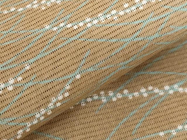 平和屋着物＊夏物 小紋 絽 芝文 伊勢丹扱い 正絹 逸品 未使用 AABA6853st