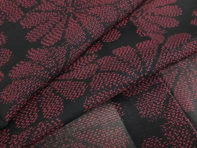 平和屋着物＊夏物　紗紬　花づくし　正絹　逸品　AABA6859st