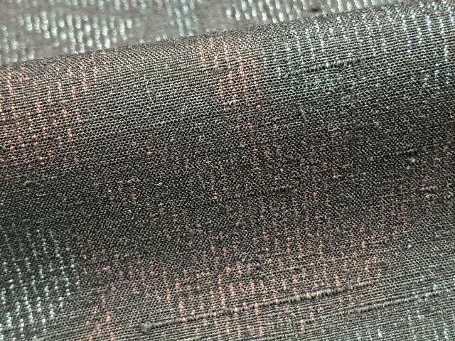 平和屋着物▽上質な紬 単衣 風景文 正絹 逸品 AABA7532fy