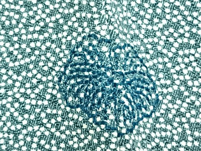 平和屋着物▽江戸小紋 単衣 家内安全 無病息災 正絹 逸品 AABA7536fyの