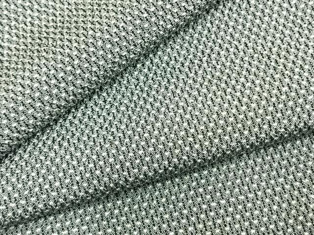 平和屋着物▽本塩沢　単衣　霞文　正絹　逸品　AABA7572fy