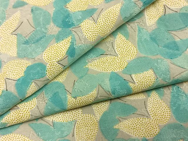 平和屋着物▽上質な小紋　単衣　蝶尽くし　三越扱い　正絹　逸品　AABA7629fy