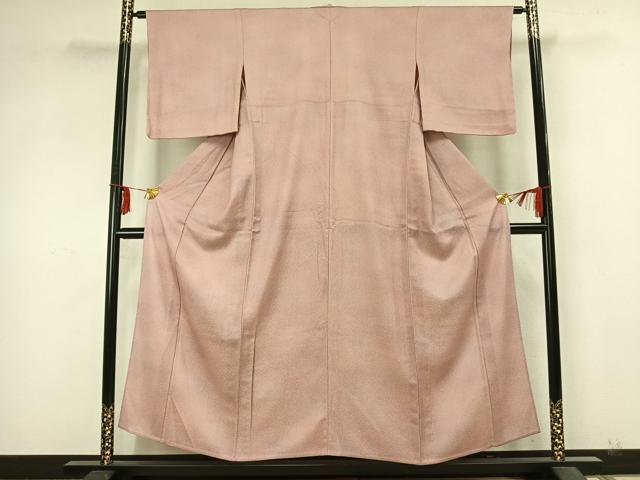 平和屋着物▽上質な小紋　単衣　霞文　正絹　逸品　AABA7671fy 平和屋着物▽上質な小紋 単衣 霞文 正絹 逸品 AABA7671fy