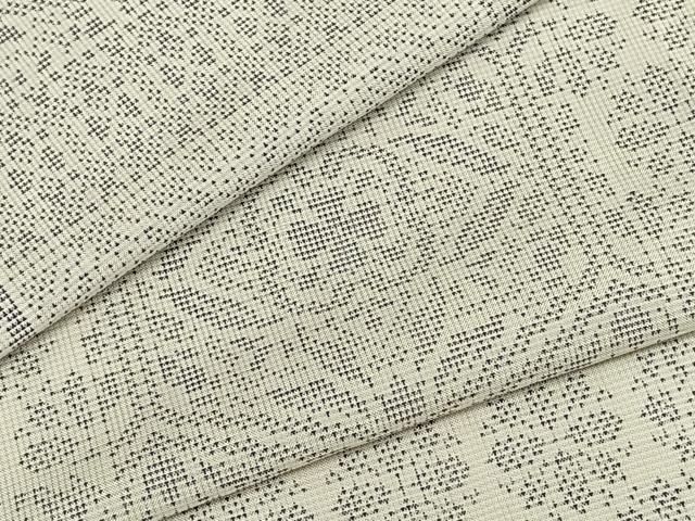 平和屋着物▽本場大島紬 単衣 9マルキ 流水文 正絹 逸品 DAAS0706az 平和