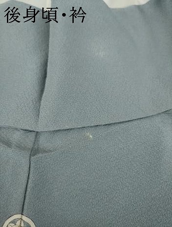 平和屋着物○上質な色無地 灰色 正絹 逸品 未使用 AABA7927ck