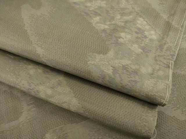 平和屋着物●本場大島紬　流水花文　正絹　逸品　AABA7931ck