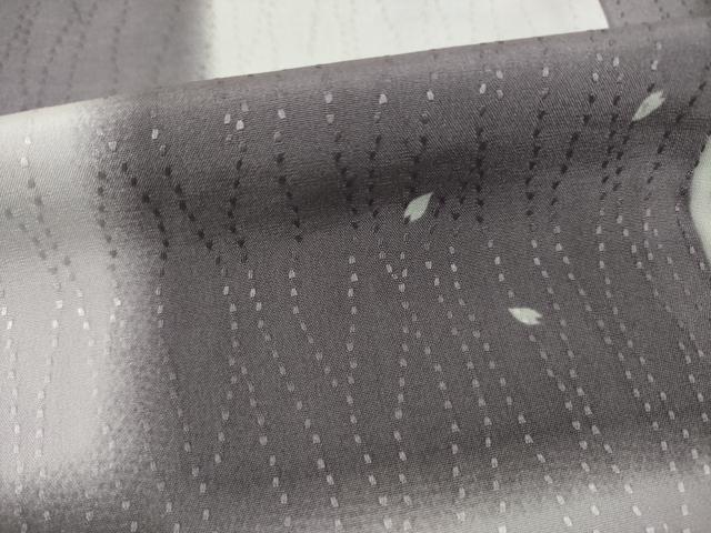 平和屋着物●長襦袢　無双仕立て　市松舞桜文　正絹　逸品　AABA7991ck 平和屋着物○長襦袢 無双仕立て 市松舞桜文 正絹 逸品 AABA7991ck