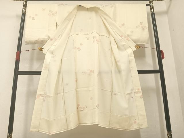 平和屋着物●長襦袢　無双仕立て　草花文　正絹　逸品　未使用　AABA8195ph 平和屋着物○長襦袢 無双仕立て 草花文 正絹 逸品 未使用 AABA8195ph