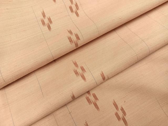 平和屋着物●上質な紬　間道　正絹　逸品　AABA8918ph