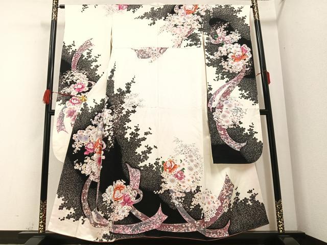 平和屋着物●豪華振袖　花尽くし　正絹　逸品　AABA8950ph