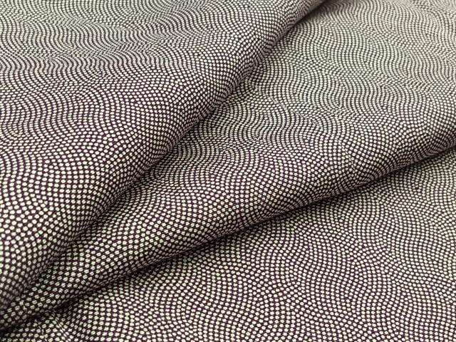 平和屋着物▽江戸小紋　単衣　立涌文様　正絹　逸品　AABA9124jh