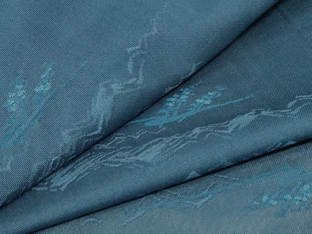 平和屋着物＊夏物　小紋　紗　草花文　正絹　逸品　未使用　AABA9329jd