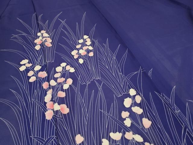 平和屋着物＊夏物 訪問着 絽 草花文 正絹 逸品 AABA9334jd