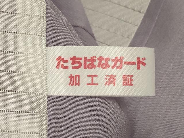 平和屋着物＊夏物　訪問着　紗　流水舞蝶文　正絹　逸品　未使用　AABA9350jd_6
