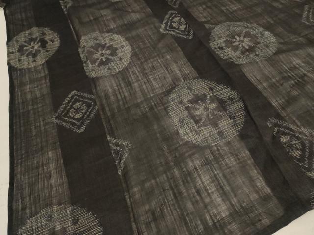 平和屋着物＊夏物 重要無形文化財 本場宮古上布 幾何学花