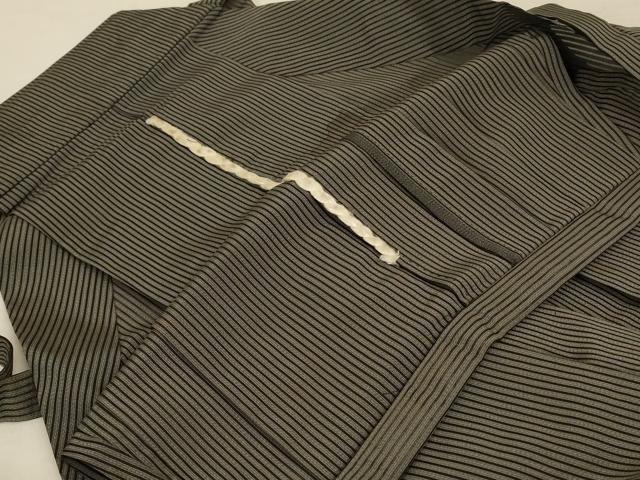 平和屋着物＊夏物 男性 馬乗り袴 縞 正絹 逸品 AABA9421jd 袴単品