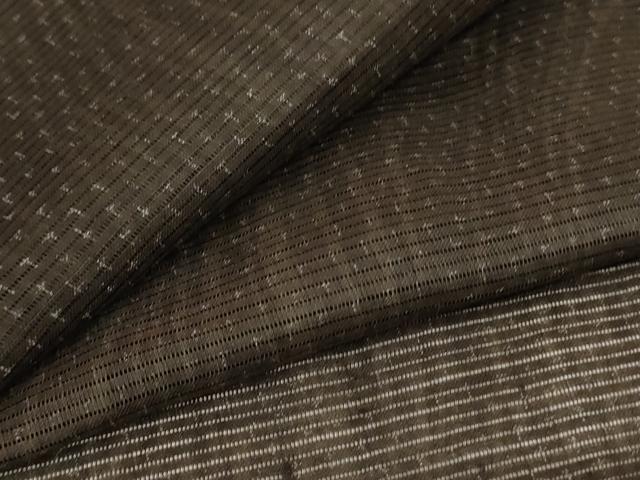 平和屋着物＊夏物　男性　小紋　絽　蚊絣　AABA9423jd