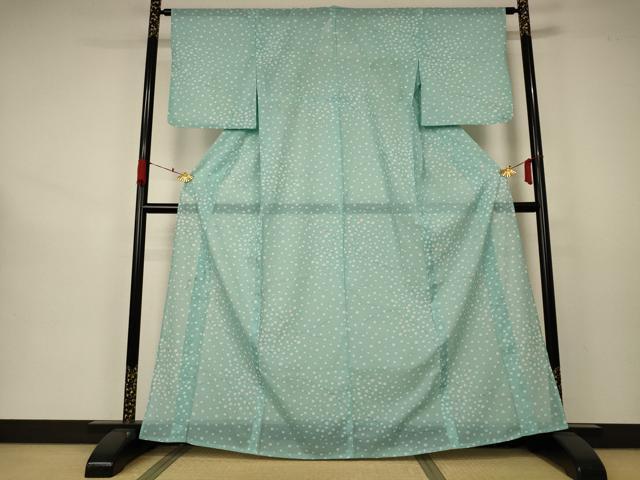 平和屋着物＊夏物　小紋　絽　成り物　洗える着物　AABA9427jd 平和屋着物＊夏物 小紋 絽 成り物 洗える着物 AABA9427jd