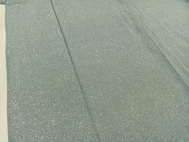 平和屋着物▽上質な小紋 単衣 作家物 霞文 鬼しぼ縮緬