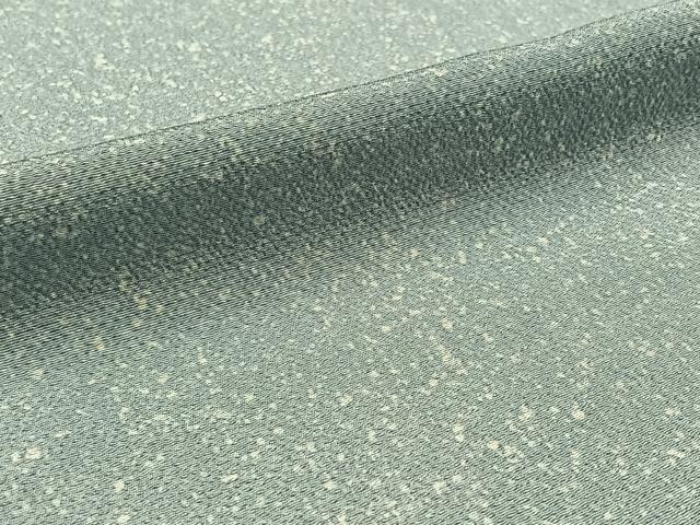 平和屋着物▽上質な小紋 単衣 作家物 霞文 鬼しぼ縮緬