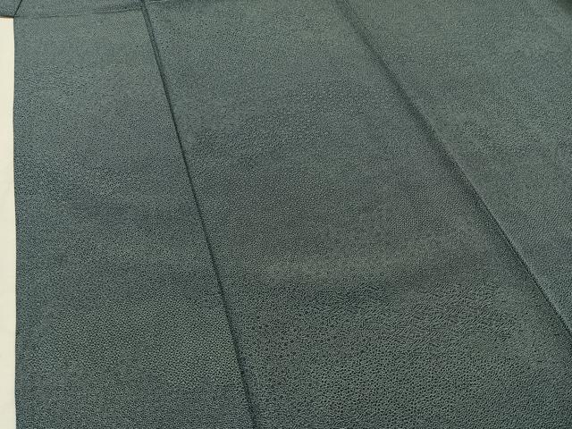 平和屋着物▽江戸小紋 単衣 草花文 正絹 逸品 AABA9572jh