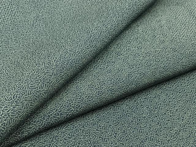 平和屋着物▽江戸小紋　単衣　草花文　正絹　逸品　AABA9572jh