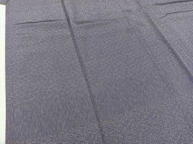 平和屋着物▽訪問着 江戸小紋 単衣 横段文 正絹 逸品 AABA9592jh