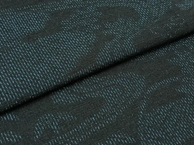 平和屋着物▽結城紬 単衣 流水風景文 証紙付き 正絹 逸品 AABA9595jh