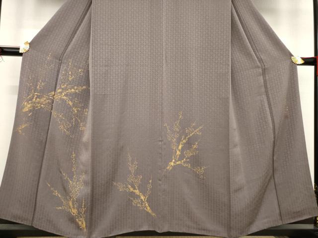 平和屋着物○京友禅作家 山科春宣 訪問着 手描き 枝梅文