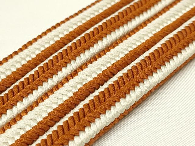 平和屋着物○極上 有職組紐道明 帯締め 冠組 耳筋柄 宮内庁御用