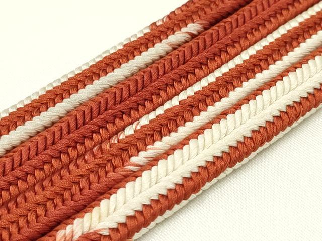 平和屋着物○極上 有職組紐道明 帯締め 冠組 宮内庁御用 国立博物館御用