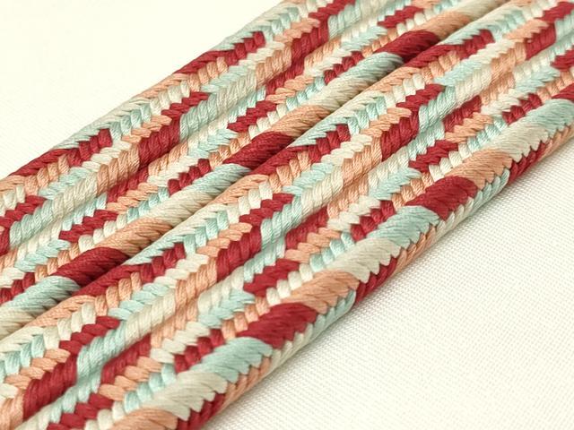 平和屋着物○極上 有職組紐道明 帯締め 御岳組 宮内庁御用 国立博物館御用