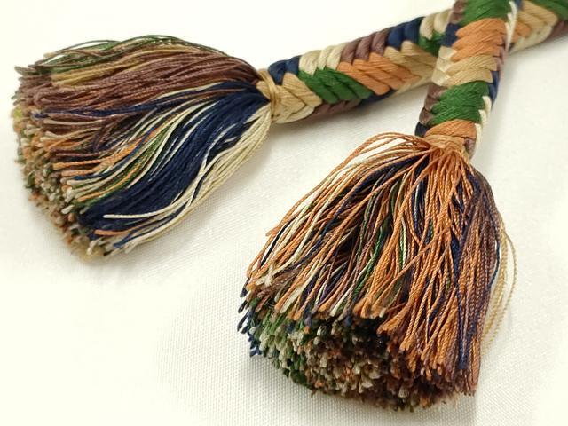 平和屋着物○極上 有職組紐道明 帯締め 奈良組 宮内庁御用 国立博物館御用