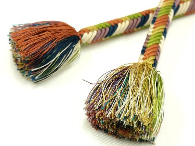 平和屋着物○極上 有職組紐道明 帯締め 奈良組 宮内庁御用 国立博物館御用